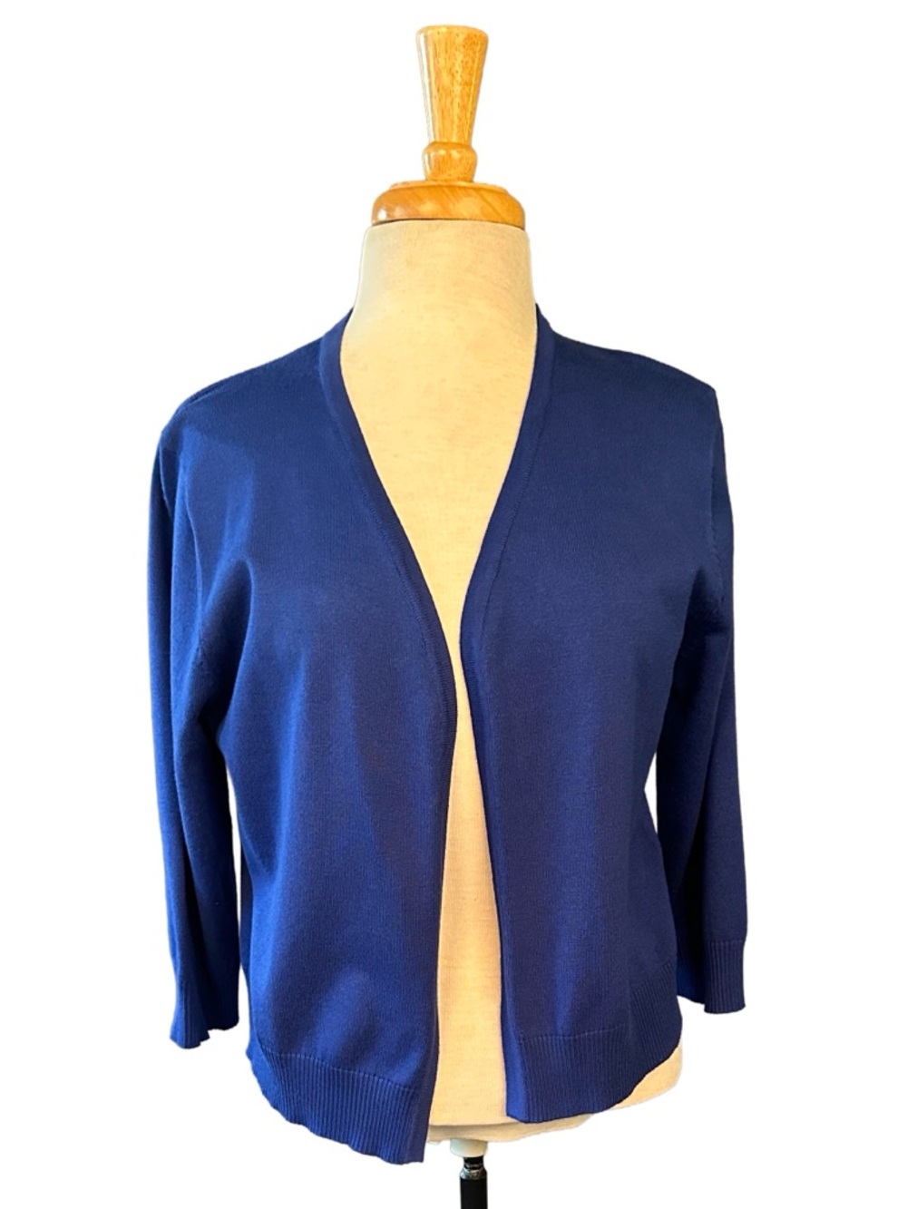 Elegant Royal Blue Women's Cardigan